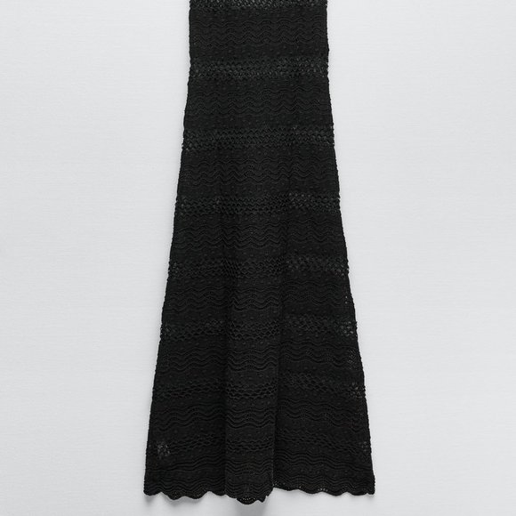 Zara Openwork Knit Dress - Picture 5 of 11